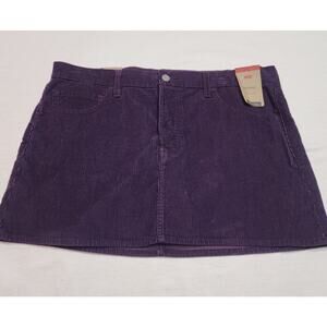 Levi's Icon corduroy skirt W33''x L15'' NWT-button fly
